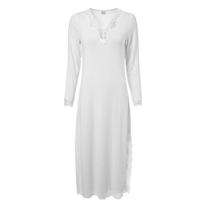 Pearl Elegance Lang Nattkjole