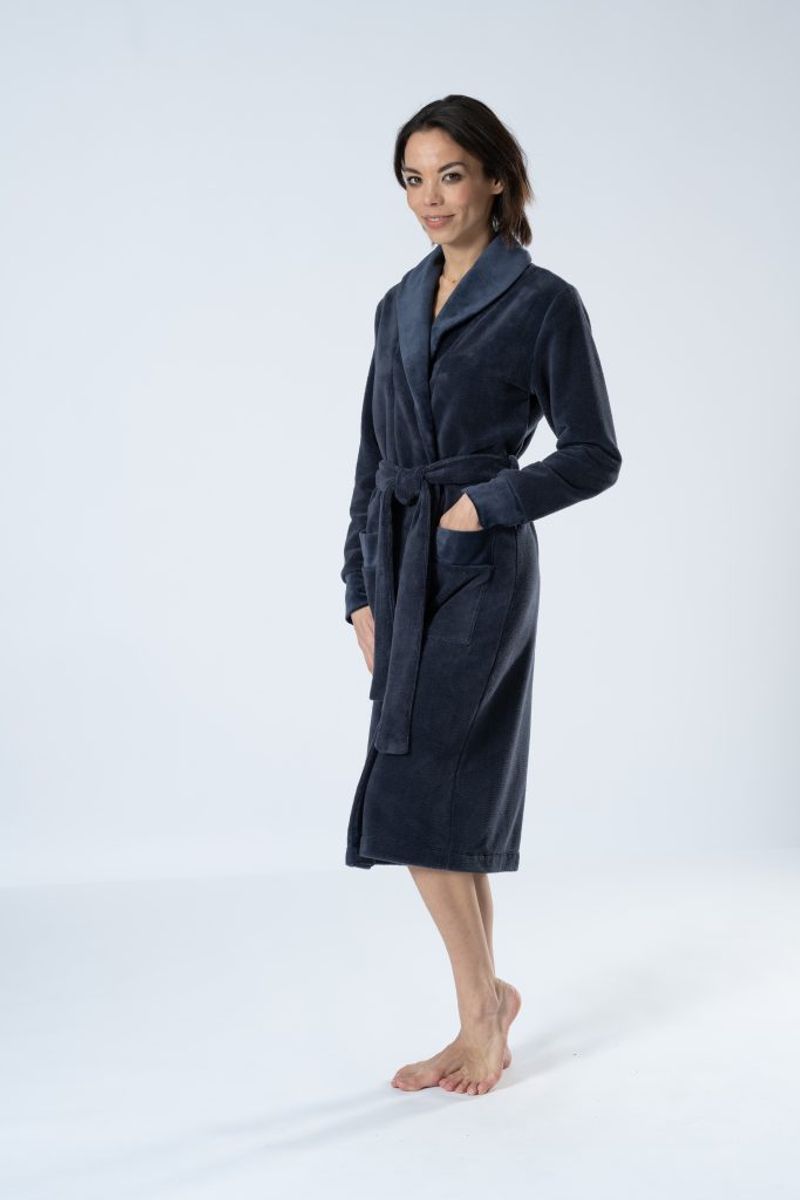 Belmanetti Aspen Bamboo DoubleFace Collar Robe 