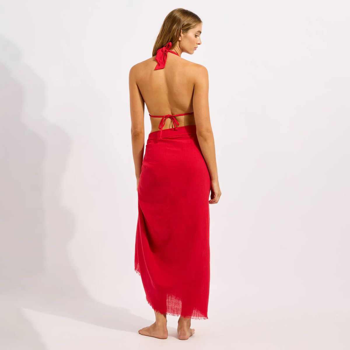 Seafolly Beach Essential Textured Cotton Sarong