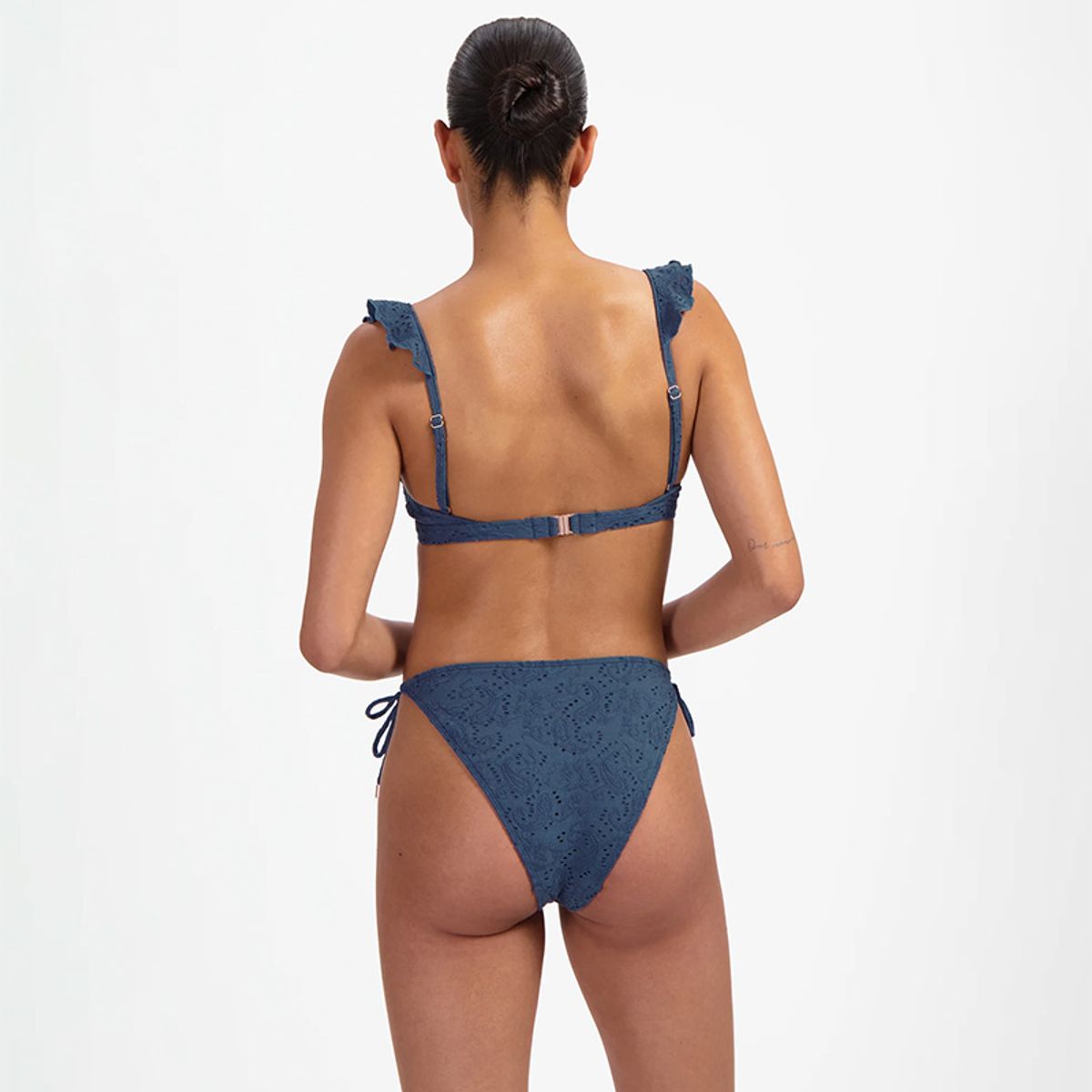 Beachlife Nightsky Embroidery Bikini Knytebukse
