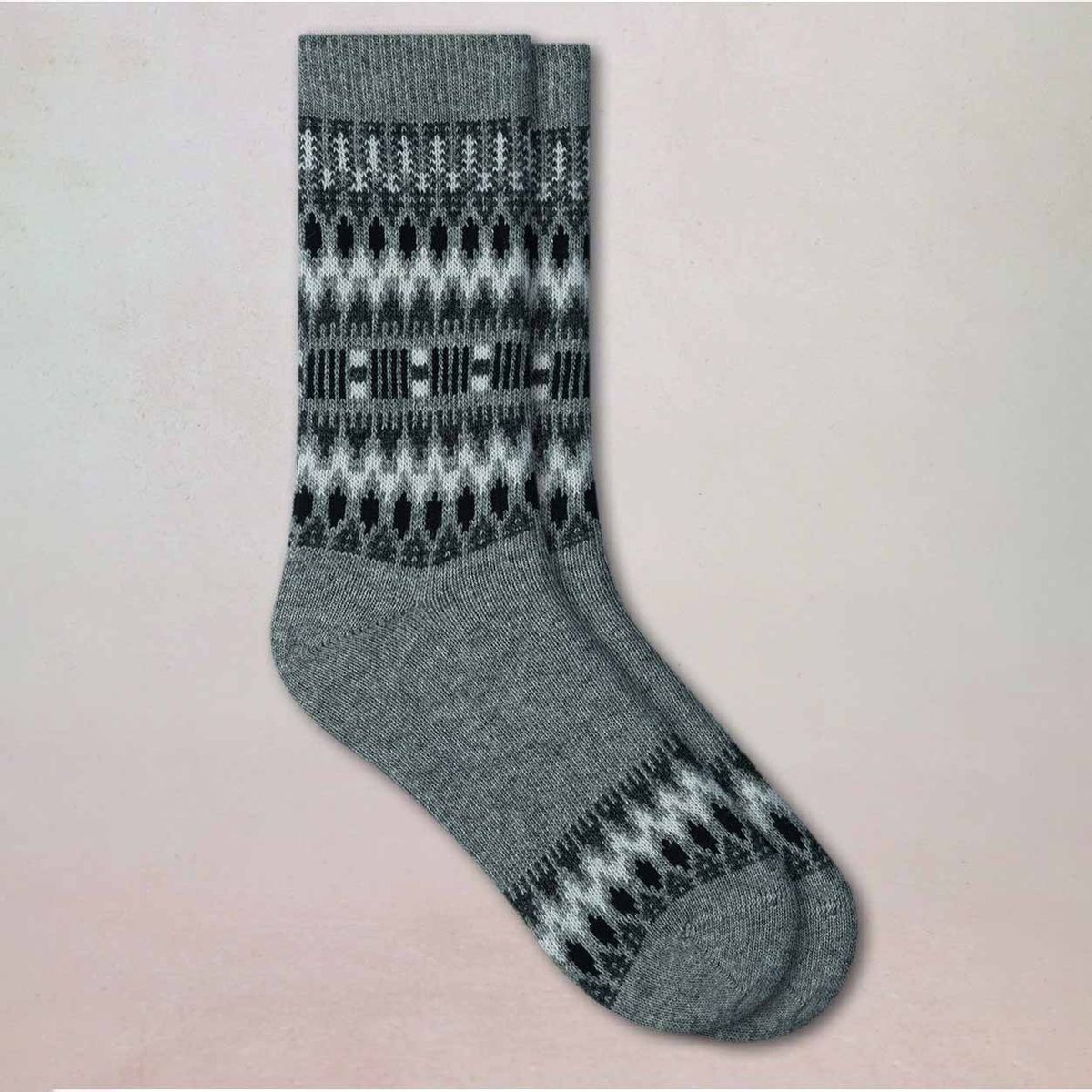 Bleuforet Norwegian Pattern Cashmere Socks 