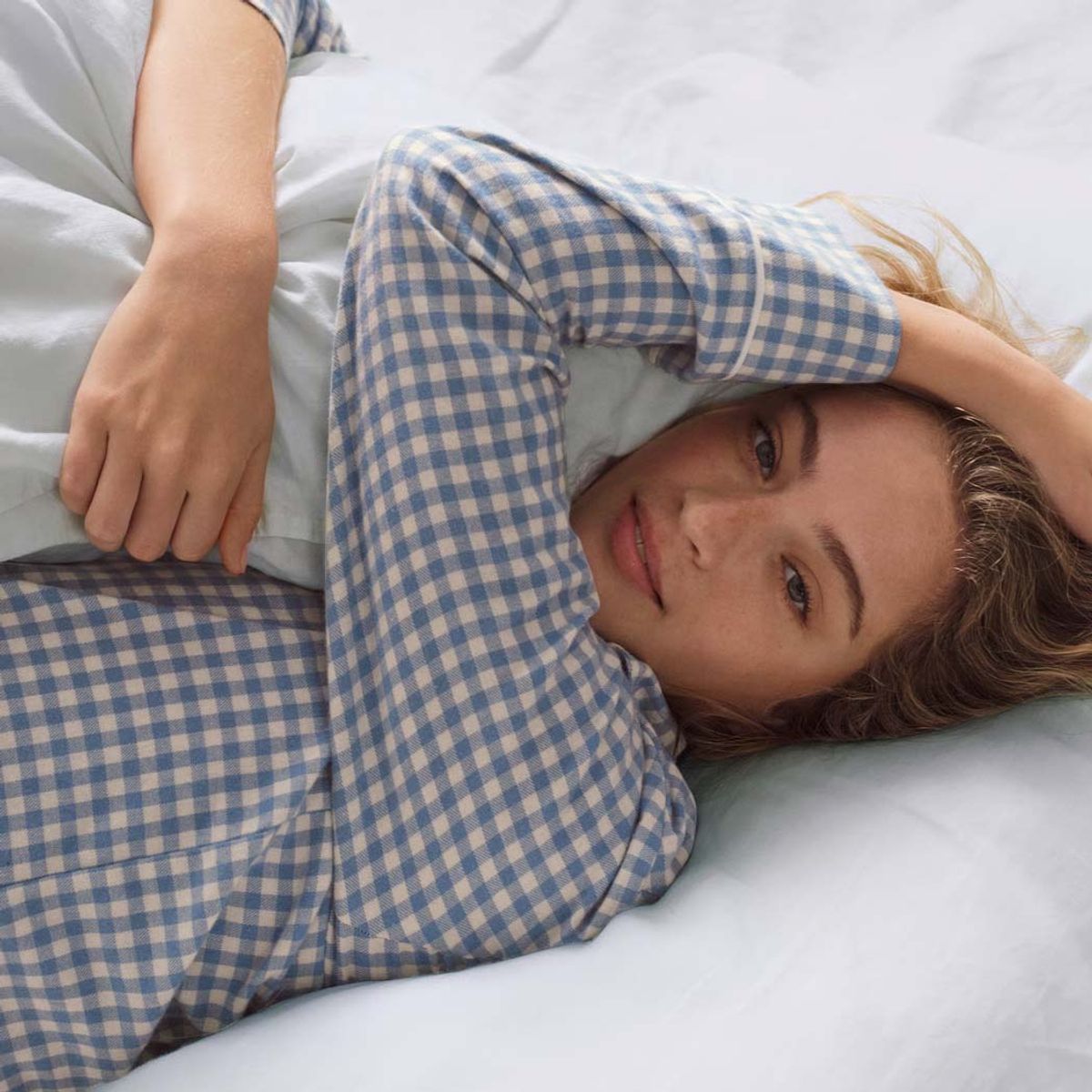 Medaillon Dames Pyjama - 100% Katoen - Peacoat Blauw