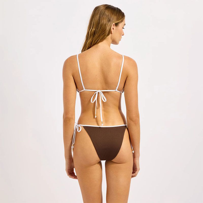 Seafolly Beach Bound Trekantbikini Dark Chocolate