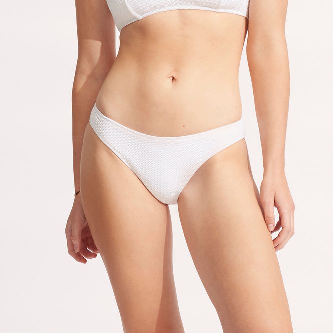 Hovedbilde Seafolly Sea Dive High Cut Bikinitruse Hvit