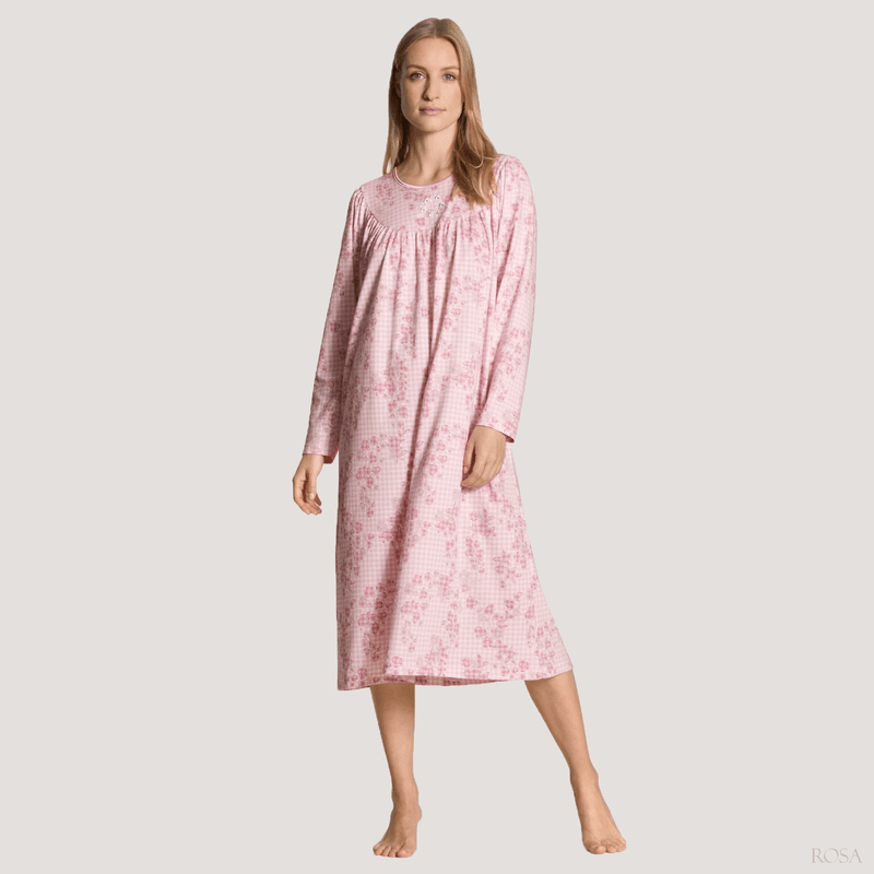 Calida Nattkjole Soft Cotton Lang Arm